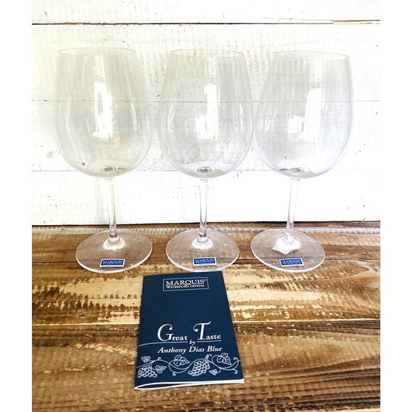 Set of 3 New Marquis Waterford Crystal Vintage Tasting Collection Wine Glasses - Picture 10 of 10